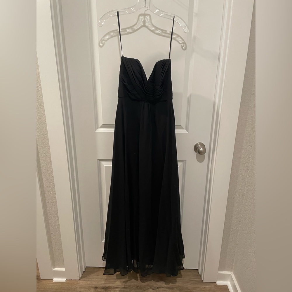 black tie bridesmaids dress. strapless. size 4. from allure bridal. worn once